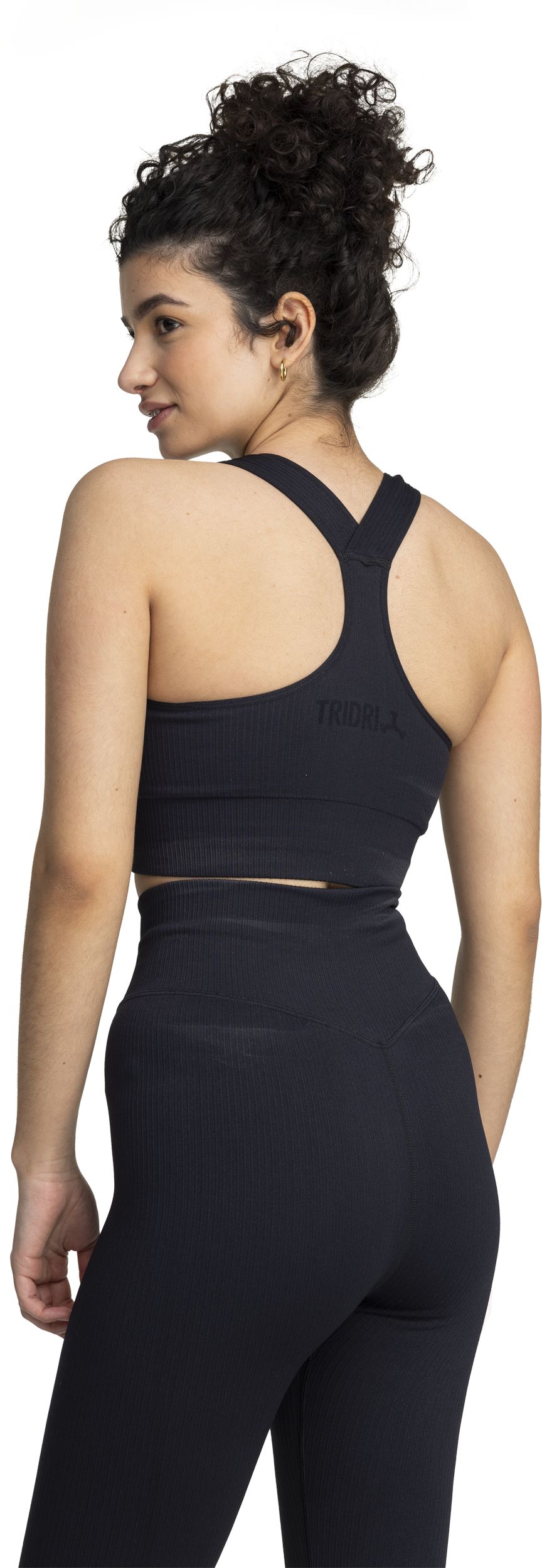 TRIDRI, RIBBED SEAMLESS BRA W