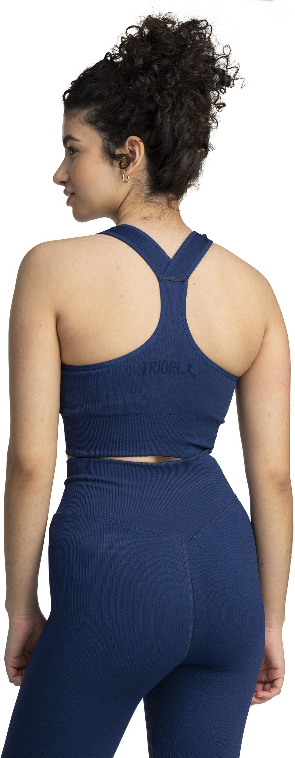 TRIDRI, RIBBED SEAMLESS BRA W