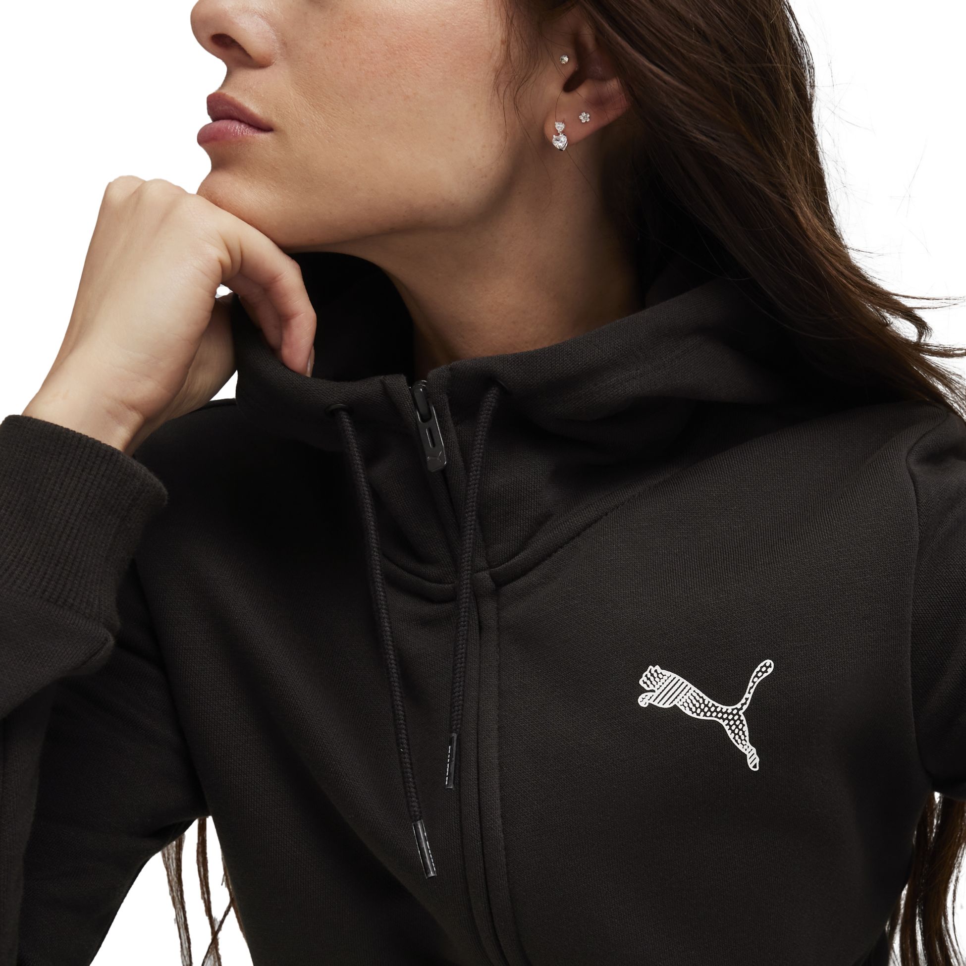 PUMA, MASS MERCH ZIP HOOD W