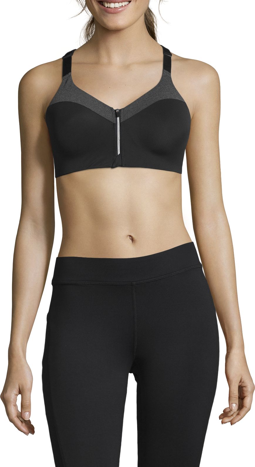 CASALL, Front Zip Sports Bra