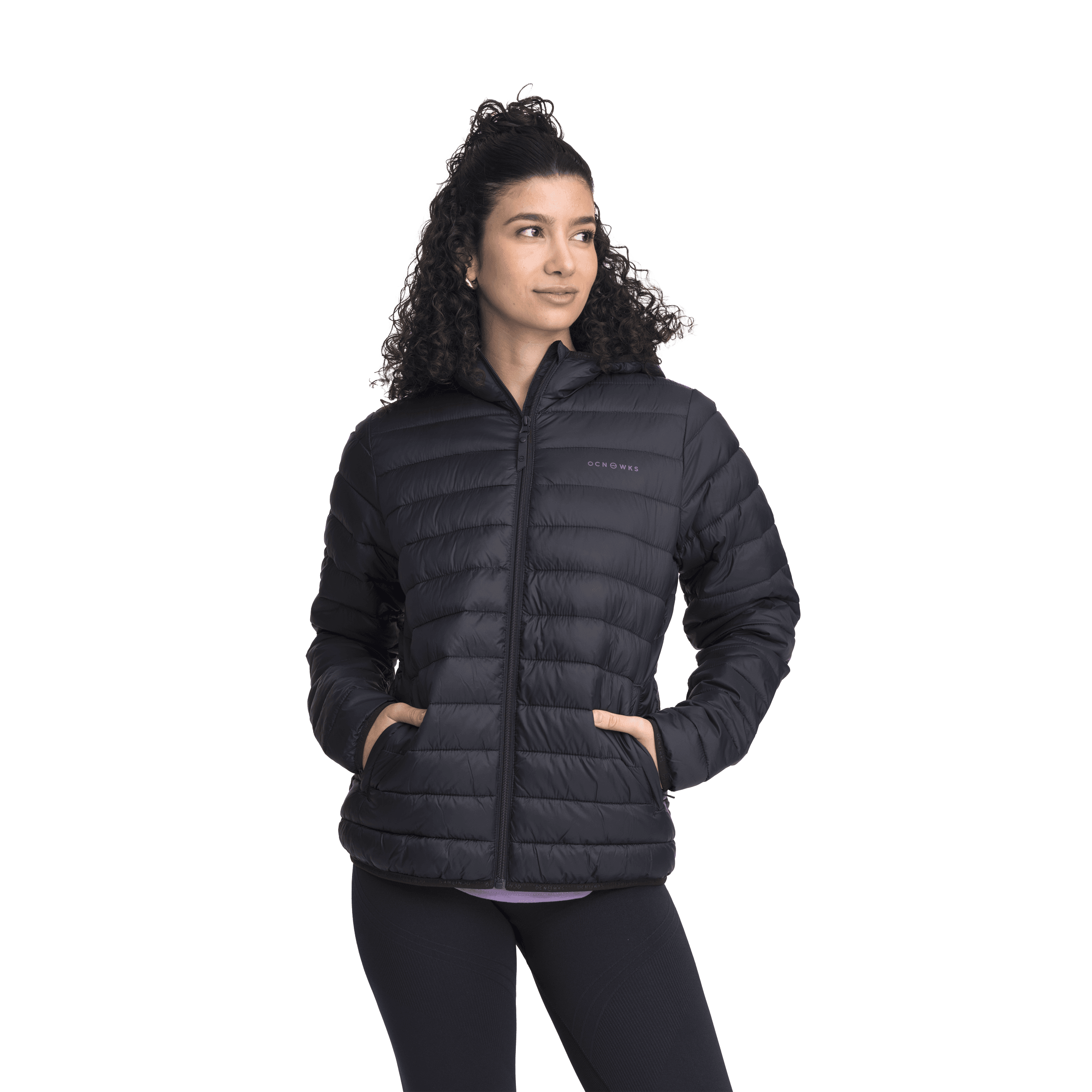 OCEAN WORKS, Padded Hood Jacket W, Model 1